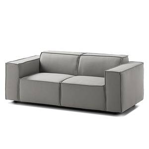 2-Sitzer Sofa KINX Webstoff - Webstoff Osta: Graubraun - Sitztiefenverstellung