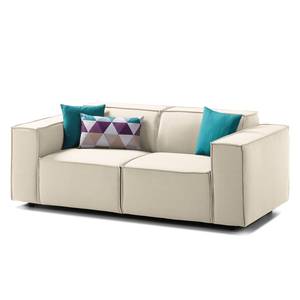 2-Sitzer Sofa KINX Webstoff - Webstoff Osta: Altweiß - Keine Funktion