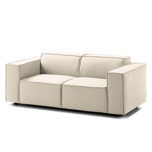 2-Sitzer Sofa KINX Webstoff - Webstoff Osta: Altweiß - Keine Funktion