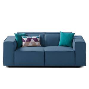 2-Sitzer Sofa KINX Webstoff - Webstoff Osta: Dunkelblau - Keine Funktion