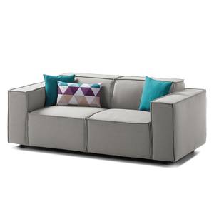 2-Sitzer Sofa KINX Webstoff - Webstoff Osta: Graubraun - Keine Funktion