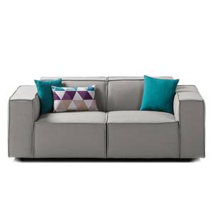 2-Sitzer Sofa KINX Webstoff - Webstoff Osta: Graubraun - Keine Funktion