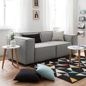 2-Sitzer Sofa KINX Webstoff - Webstoff Osta: Graubraun - Keine Funktion