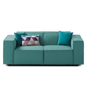 2-Sitzer Sofa KINX Webstoff - Webstoff Osta: Petrol - Keine Funktion