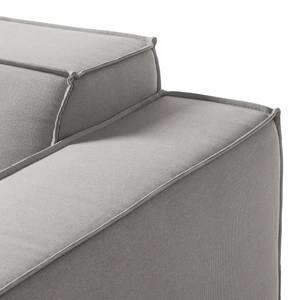 3 places Canapé KINX Tissu - Tissu Osta: Marron gris