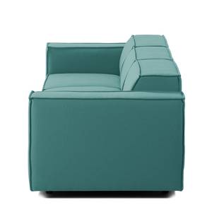 3-Sitzer Sofa KINX Webstoff - Webstoff Osta: Petrol