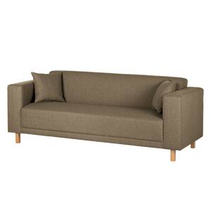 Sofa KiYDOO relax (3-Sitzer) Webstoff Braun