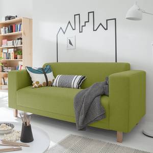 Sofa KiYDOO relax (2-Sitzer) Webstoff Lindgrün