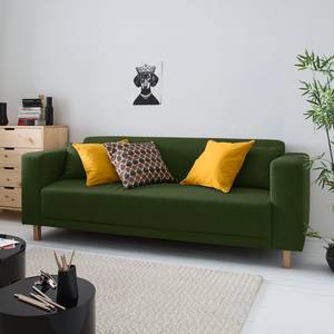 Sofa KiYDOO relax (3-Sitzer) Webstoff Dunkelgrün