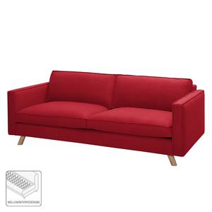 Sofa Klim (3-Sitzer) Webstoff Rot