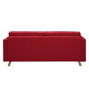 Sofa Klim (3-Sitzer) Webstoff Rot