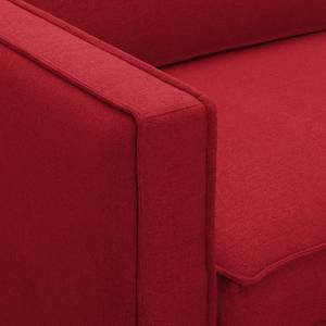 Sofa Klim (3-Sitzer) Webstoff Rot