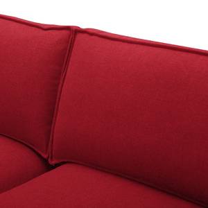 Sofa Klim (3-Sitzer) Webstoff Rot