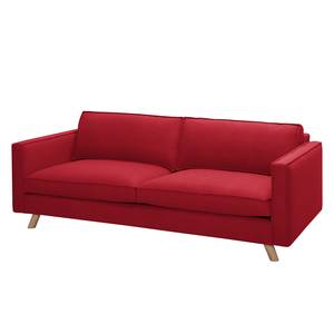 Sofa Klim (3-Sitzer) Webstoff Rot