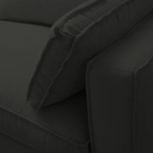 Sofa Lacona (3-Sitzer) Webstoff Stoff Moretey: Dunkelgrau