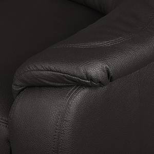 Canapé Lakin Imitation cuir (3 places) Marron foncé