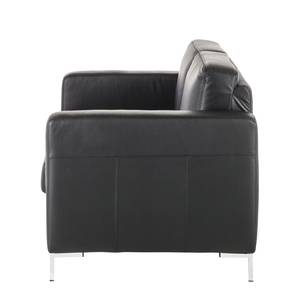 Sofa Lampone (3-Sitzer) Echtleder Schwarz - Schwarz