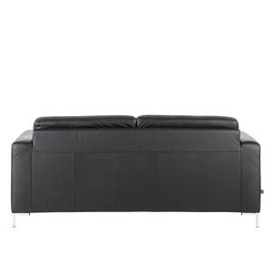 Sofa Lampone (3-Sitzer) Echtleder Schwarz - Schwarz