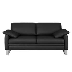 Sofa Laureto II (2-Sitzer) Echtleder Schwarz