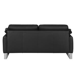 Sofa Laureto II (2-Sitzer) Echtleder Schwarz