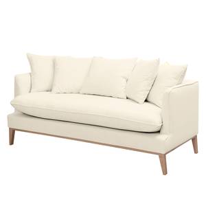 Sofa Lavina (3-Sitzer) Webstoff Stoff Moretey: Cremeweiß