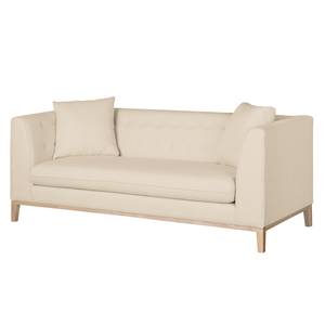 Sofa Lenja II (3-Sitzer) Webstoff Creme