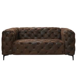 Sofa Leominster (2-Sitzer) Antiklederlook - Braun