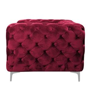 Sofa Leominster (2-Sitzer) Samt - Bordeaux