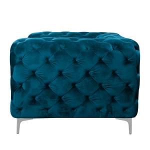 Sofa Leominster (2-Sitzer) Samt - Dunkelgrün - Marineblau