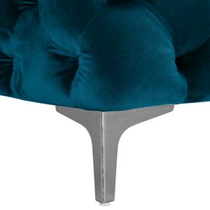 Divano Leominster (2 posti) Velluto - Color blu marino