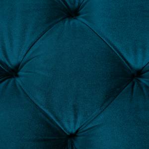 Divano Leominster (3 posti) Velluto - Color blu marino