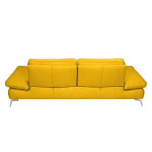 Sofa Levy (2,5-Sitzer) Echtleder Echtleder - Safrangelb