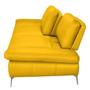 Sofa Levy (2,5-Sitzer) Echtleder Echtleder - Safrangelb