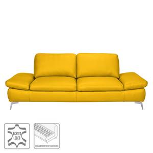 Sofa Levy (2,5-Sitzer) Echtleder Echtleder - Safrangelb