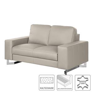 Sofa Licata (2-Sitzer) Echtleder Taupe