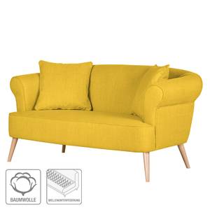 Sofa Lilou (2-Sitzer) Webstoff Senfgelb