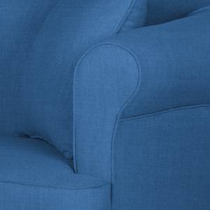 Sofa Lilou (3-Sitzer) Webstoff Meerblau