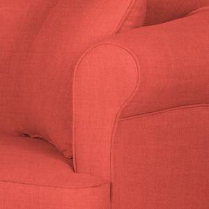 Sofa Lilou (3-Sitzer) Webstoff Rot