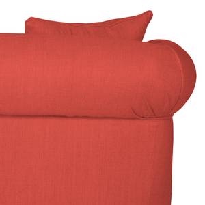 Sofa Lilou (3-Sitzer) Webstoff Rot