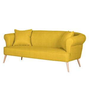 Sofa Lilou (3-Sitzer) Webstoff Senfgelb