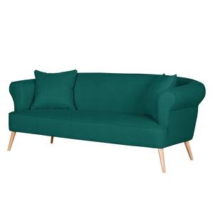 Sofa Lilou (3-Sitzer) Webstoff Türkisgrün