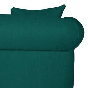 Sofa Lilou (3-Sitzer) Webstoff Türkisgrün