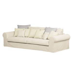 Sofa Lindas (3-Sitzer) Webstoff Beige / Grau