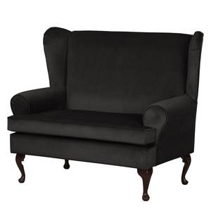 Sofa Little Hale (2-Sitzer) Microfaser Schwarz