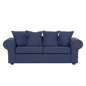 Sofa Colmar (3-Sitzer) Baumwollstoff Dunkelblau