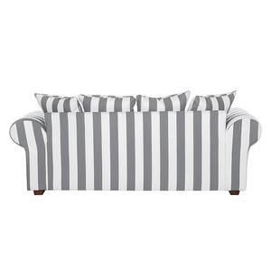 Sofa Colmar (3-Sitzer) Webstoff Grau gestreift