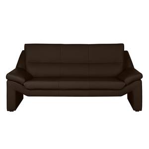 Sofa Longford (3-Sitzer) Echtleder Echtleder - Dunkelbraun