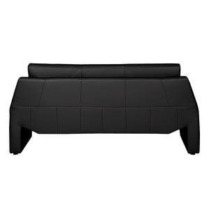 Sofa Longford (3-Sitzer) Echtleder Echtleder - Schwarz