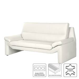 Sofa Longford (3-Sitzer) Echtleder Weiß