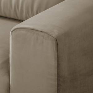 Sofa Lorcy (2,5-Sitzer) fluweel - Latte Macchiattokleurig